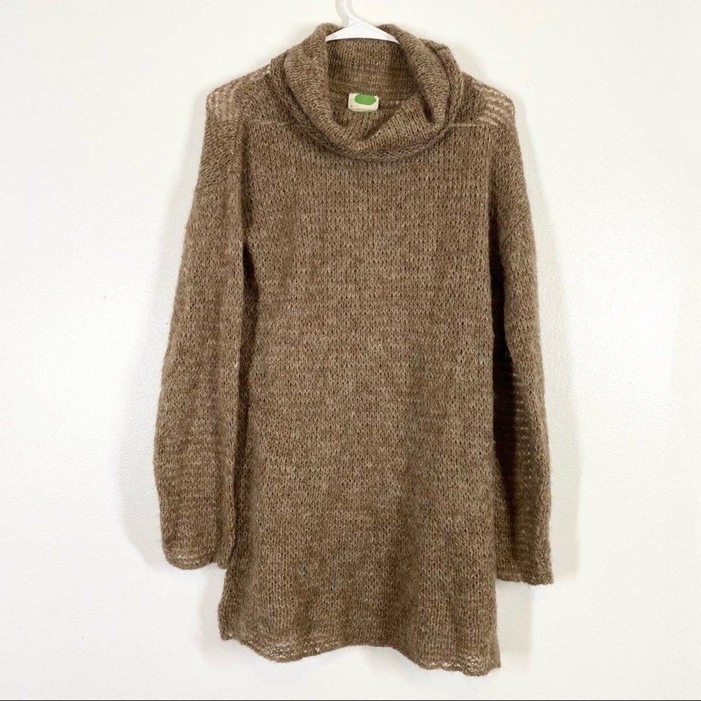 ANTHROPOLOGIE Alpaca Chunky Knit Turtleneck S